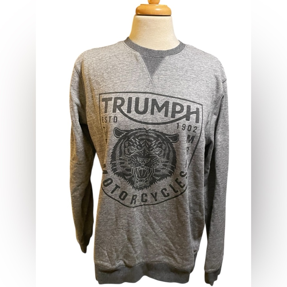 Lucky Brand Gray Crewneck Sweater